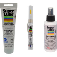 Super Lube Smeervet 85 gr + Olie 7 ml + Reiniger 118 ml - Compleet Onderhoudspakket voor je 3D-Printer